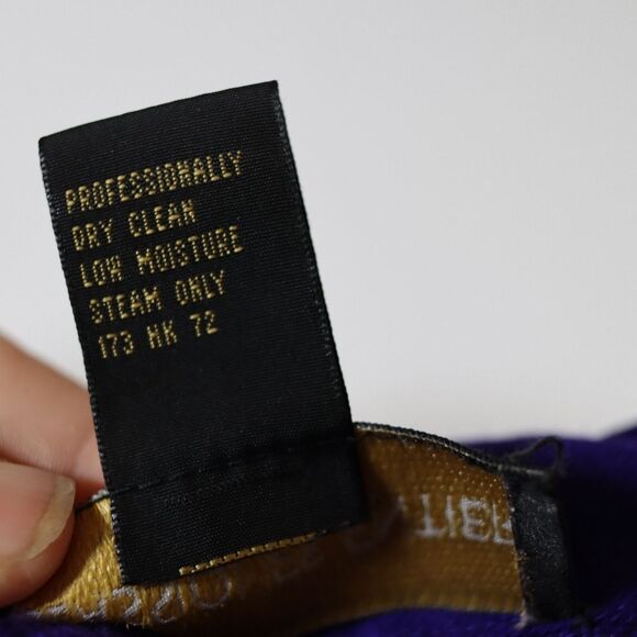 Classiques Entier Vintage Royal Purple Shackett Sweater Top LG - Picture 10 of 10